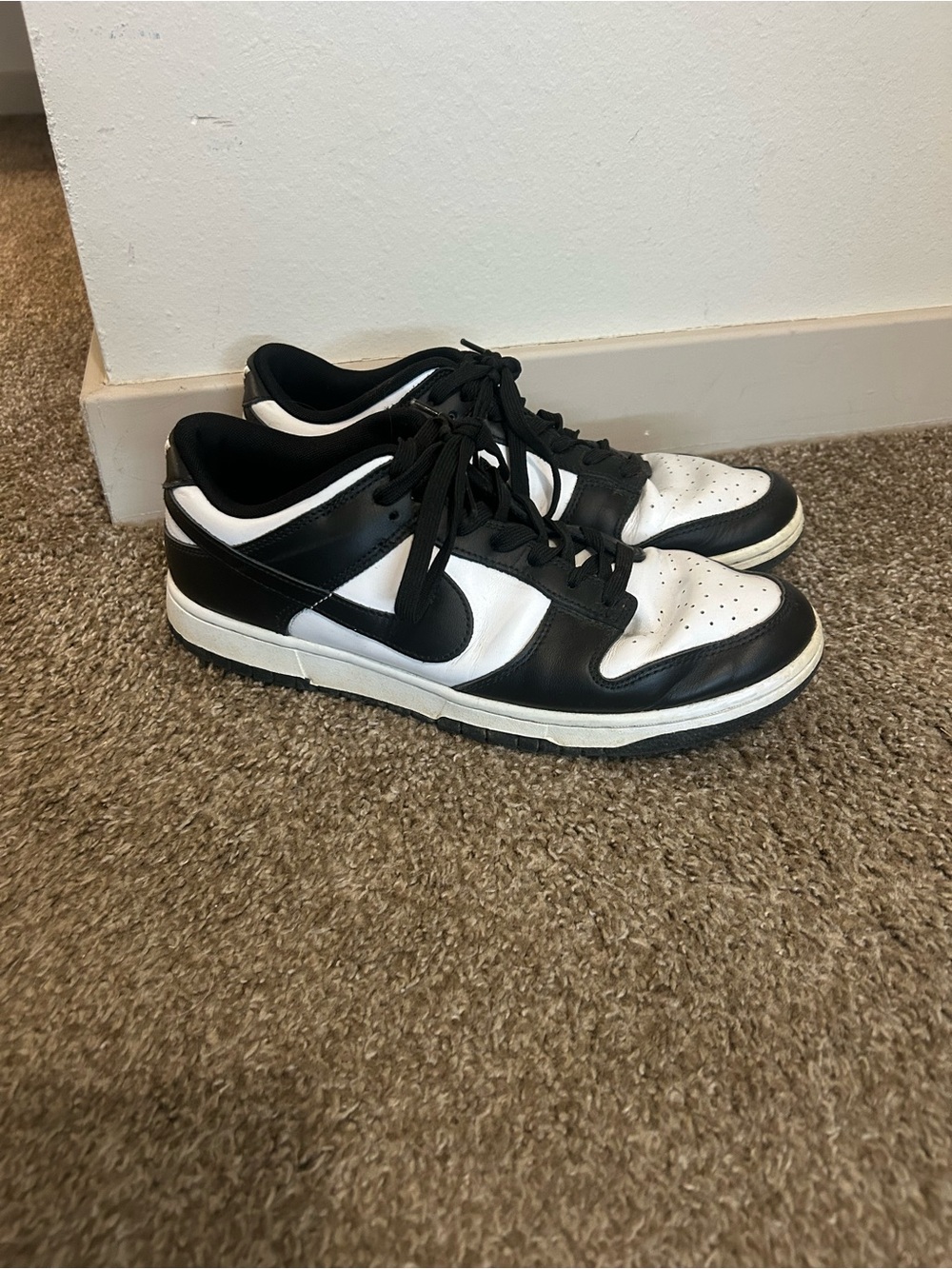Nike Black and White Low-Top Sneakers